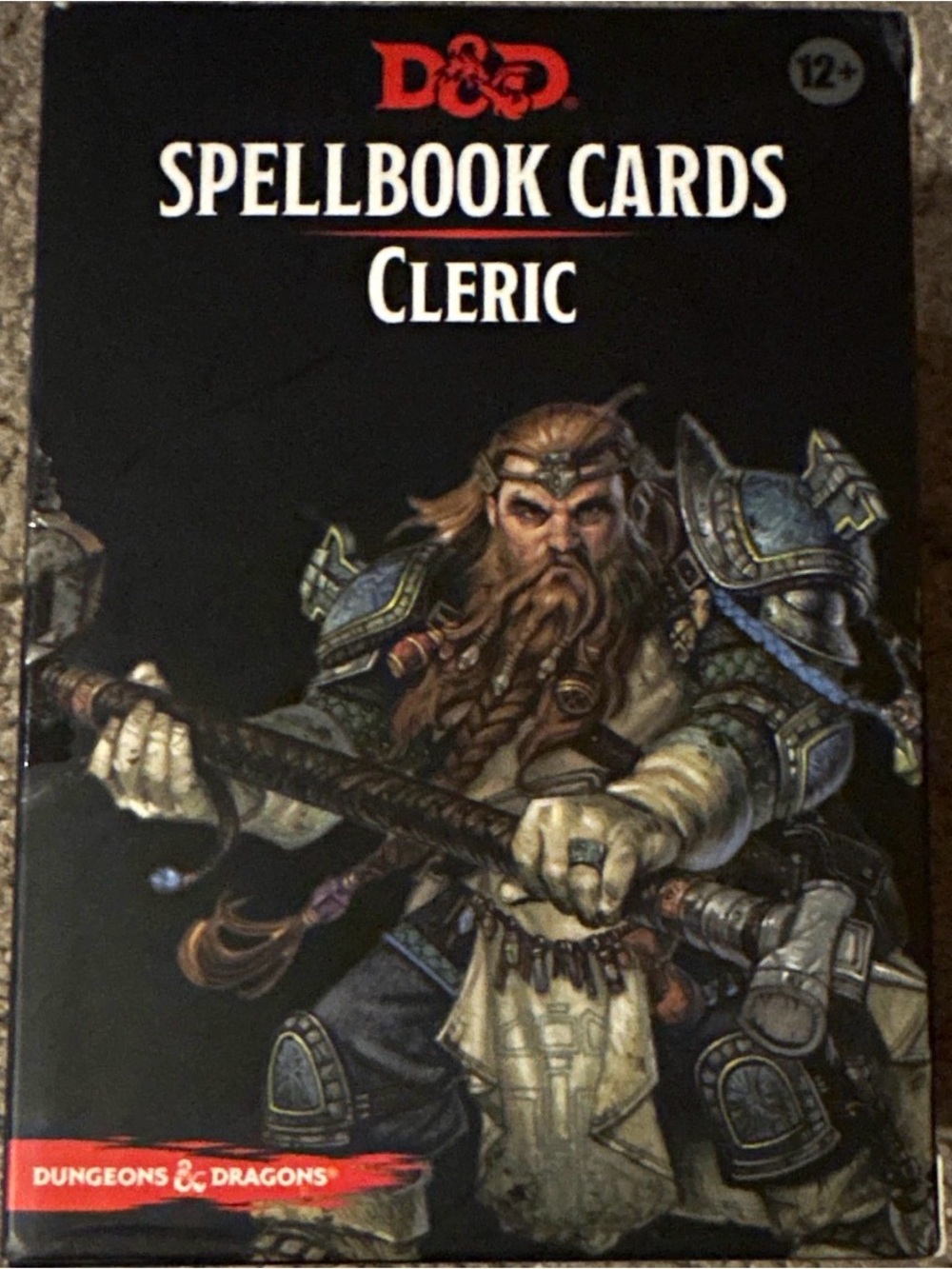 Spellbook Cards โ Cleric (Black)